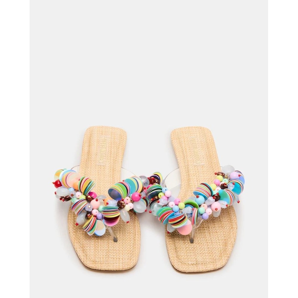Steve Madden Trella-B Sandals Women Multi-Color Size 8M
